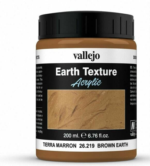 Vallejo Brown Earth Texture 200ml 26219